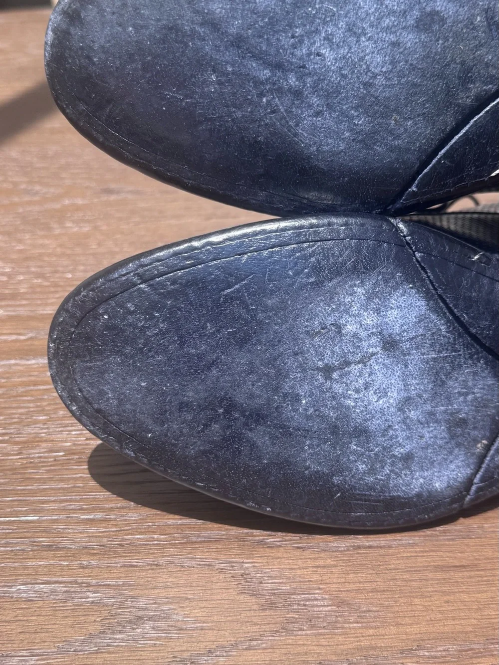 Classic handmade all leather  Perforated Derby Shoes size 10 or 10.5